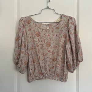 By Together Flowy Crop Blouse